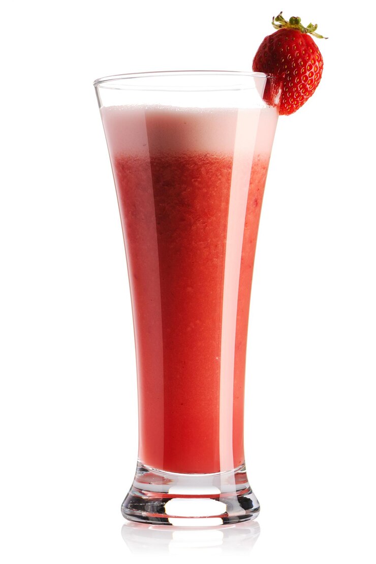 Photo smoothie à la fraise