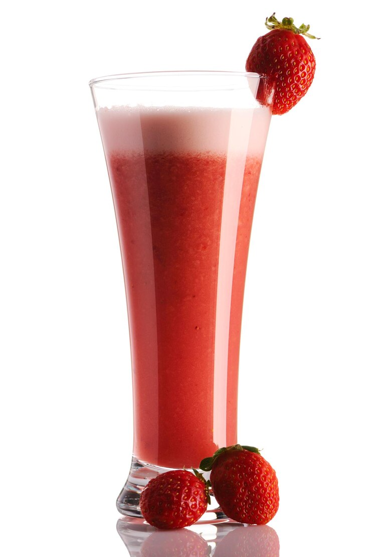 Photo smoothie à la fraise