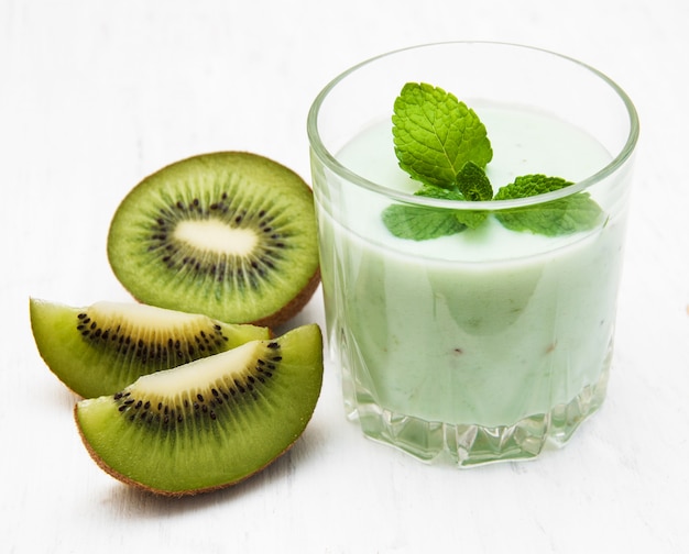 Smoothie Kiwi en verre