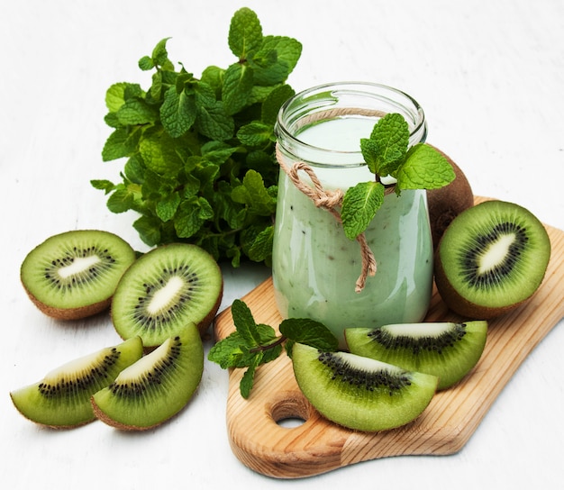 Smoothie Kiwi en verre