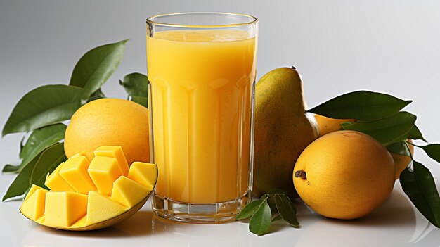 Smoothie à la mangue sucré et frais