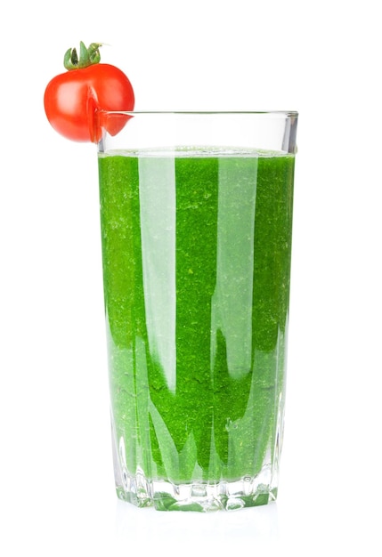 Smoothie vert aux légumes frais