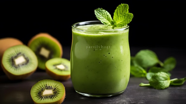 Smoothie vert smoothie kiwi