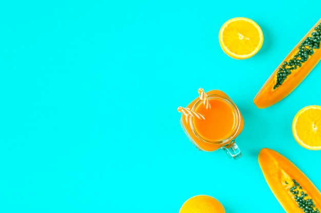 Smoothies cocktail jus d'orange