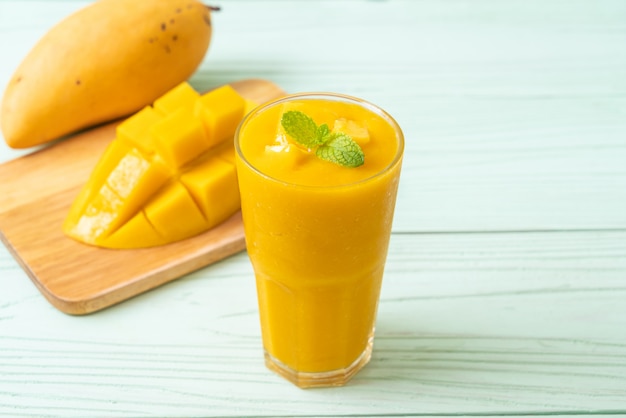 smoothies à la mangue fraîche