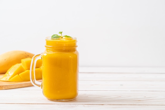 smoothies à la mangue fraîche