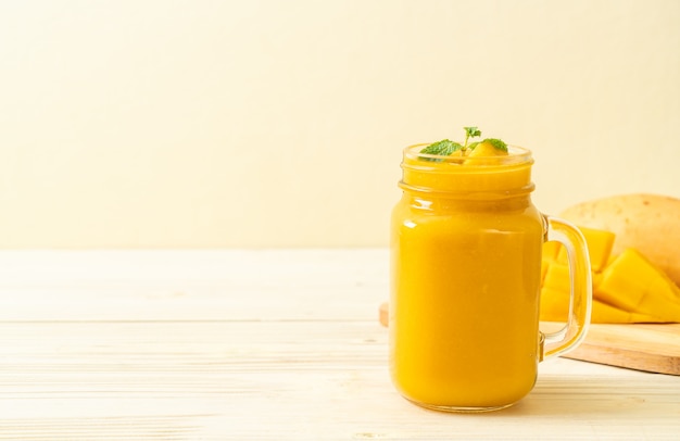 smoothies à la mangue fraîche