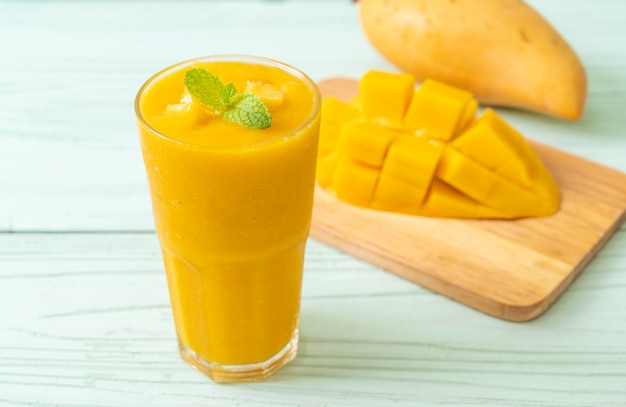 smoothies à la mangue fraîche