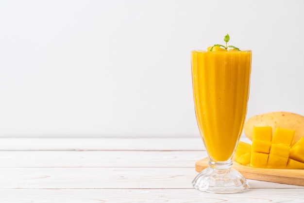 smoothies à la mangue fraîche