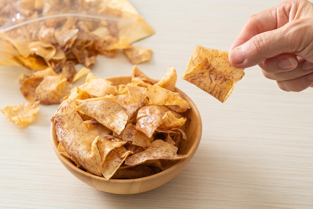 Snack croustillant Sweet Taro Chips