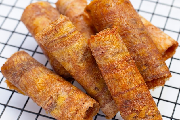 Snacks aux bananes séchées au soleil