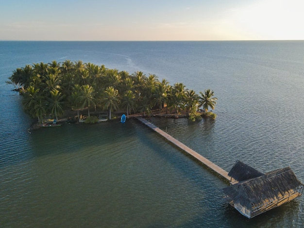 Snail Island Dans La Province De Koh KongPaysage Cambodge Mer