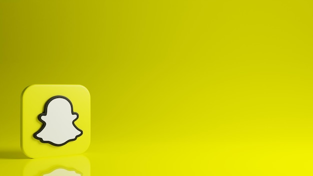 Snapchat fond rendu 3d