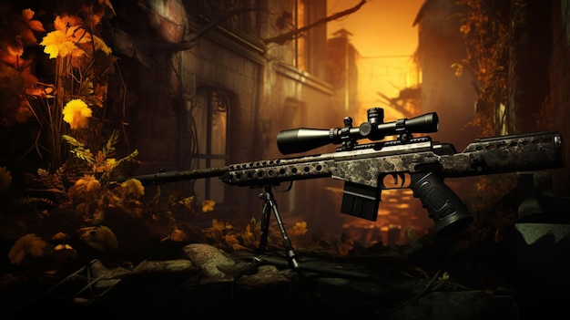 Sniper Rifle Hidde Visual Compose