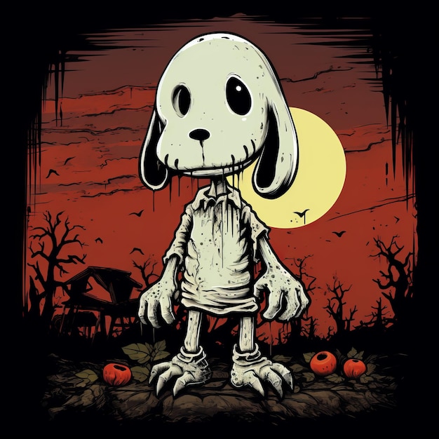 Snoopy a déclenché une sinistre touche de mort-vivant sur le Beagle de Schulz