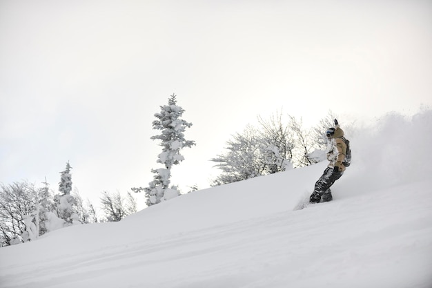 snowboardeur freestyle