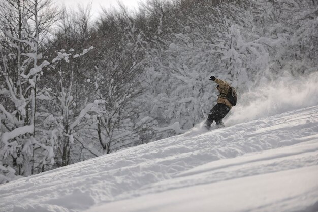 snowboardeur freestyle