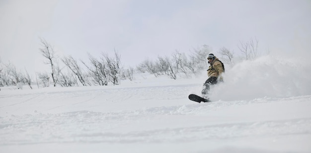 snowboardeur freestyle