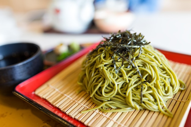 Soba au thé vert