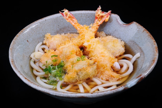 Soba udon avec Tempura.