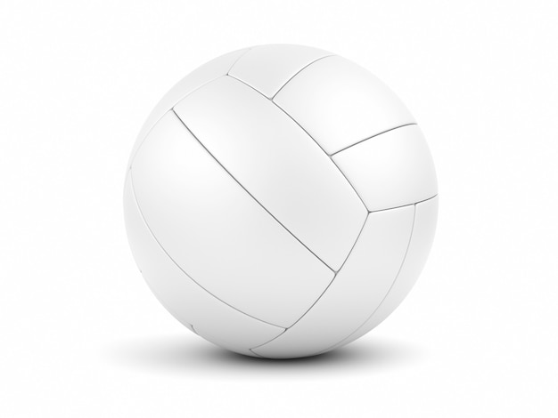 Soccerball blanc sur blanc closeup