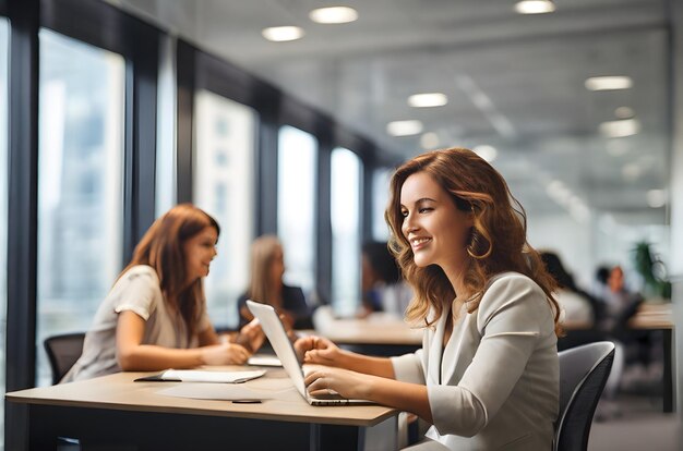 Photo la société d'entreprise et le monde de la technologie dépendent du monde créatif