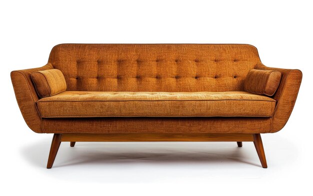 Sofa inspiré par MidMod isolé sur un fond transparent