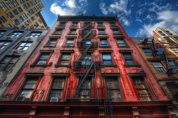 Soho Manhattan New York Une vue captivante sur les vieux bâtiments du centre-ville de Manhattan