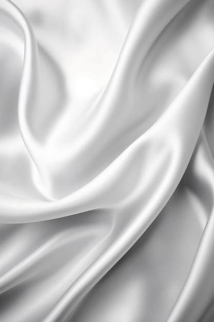 une soie blanche drapée d'un tissu blanc qui dit le titre