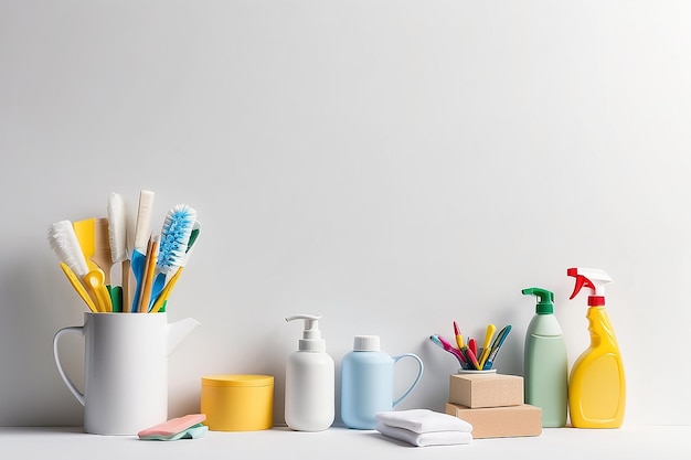 Les soins dentaires essentiels Les brosses à dents Le dentifrice et plus encore sur la table