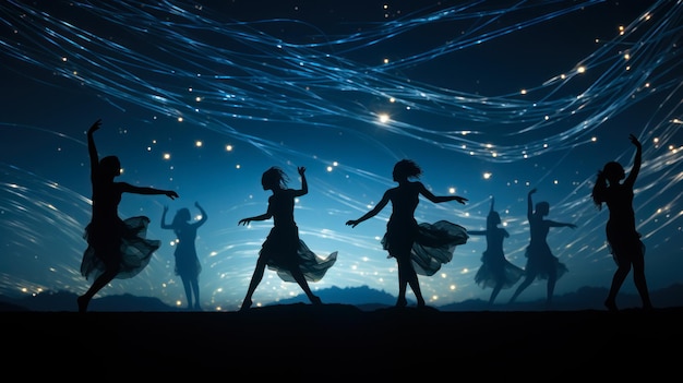 La soirée de danse d'Halloween est une fête de vacances de zombies.