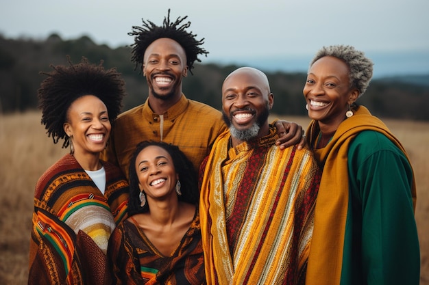 Une soirée émouvante en famille photo