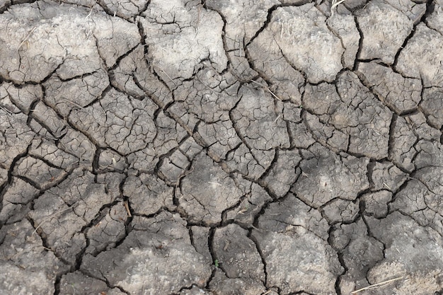 Le sol a des fissures dans la vue de dessus pour le fond