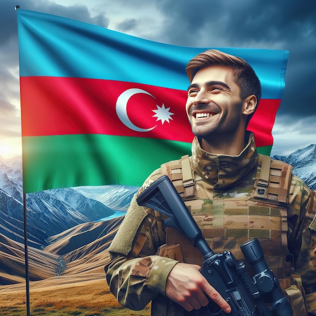 Soldat de l'Azerbaïdjan