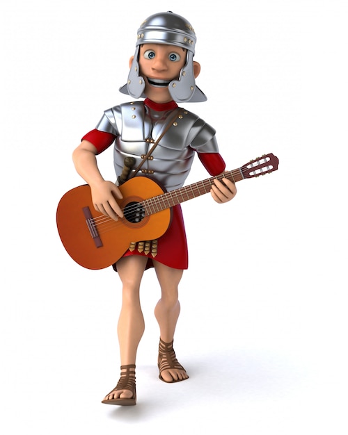 Soldat romain - Illustration 3D