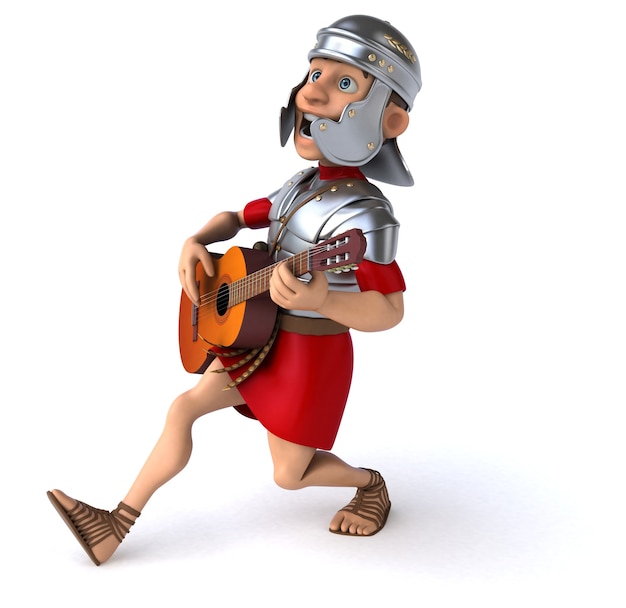 Soldat romain - Illustration 3D