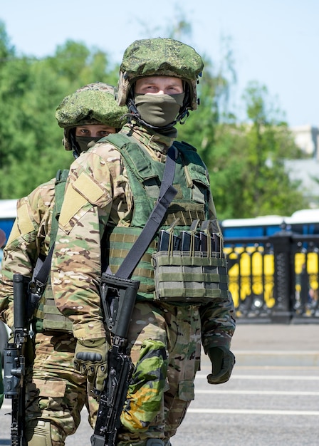 Soldats des forces spéciales de l'armée russe