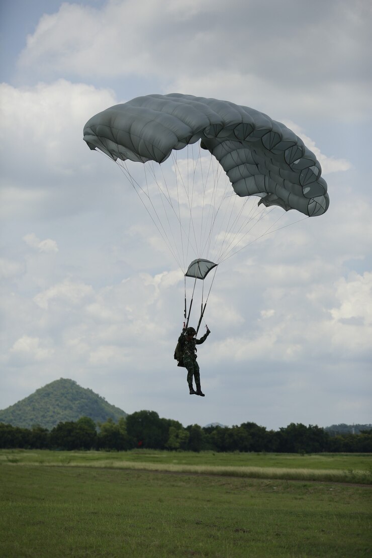 Photo soldats parachutistes