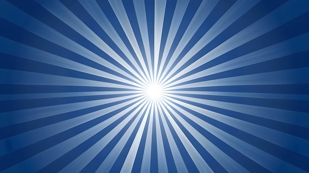 le soleil sur un fond bleu