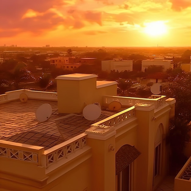 Le soleil se couche sur la ville de Djibouti.