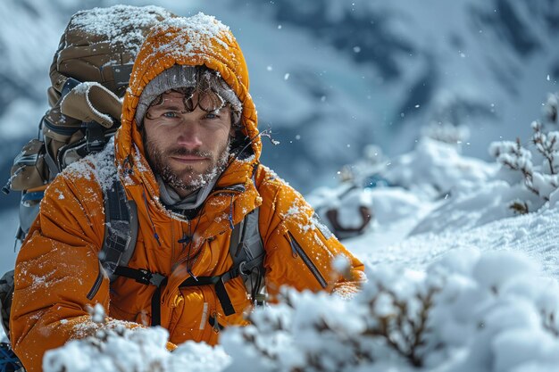 La solitude dans la neige