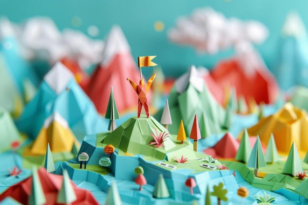 Le sommet de la satisfaction des utilisateurs d'Origami Paper Town est l'essence