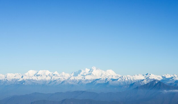 Sommets enneigés de l'Himalaya