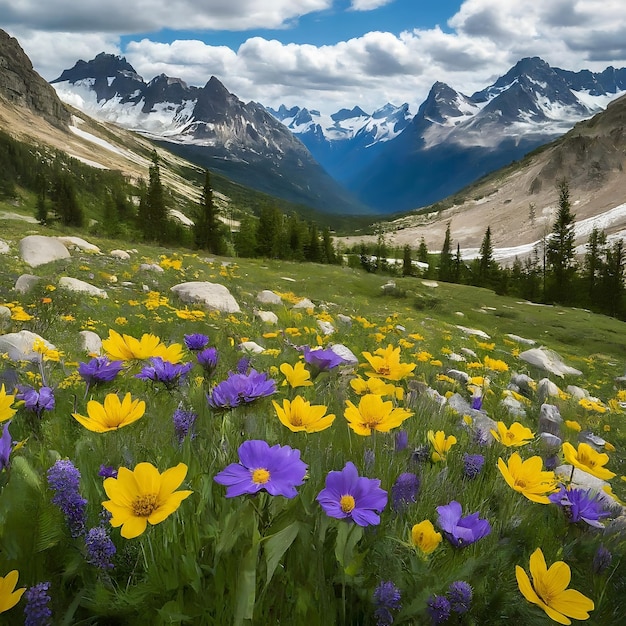 Les sommets majestueux des montagnes La nature à couper le souffle La photographie du paysage Microstock Image