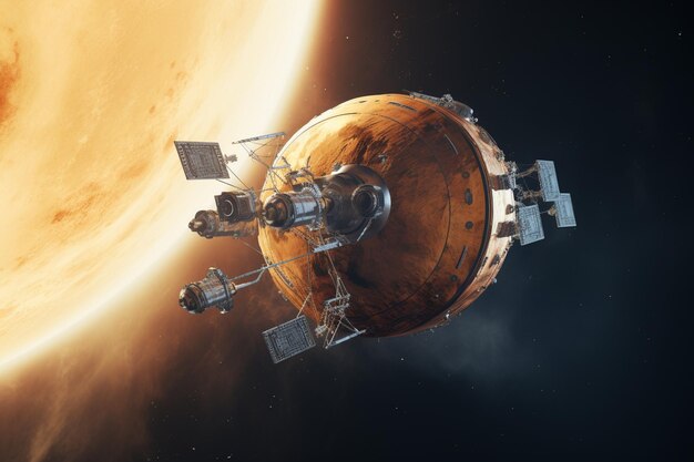Des sondes spatiales explorant Vénus