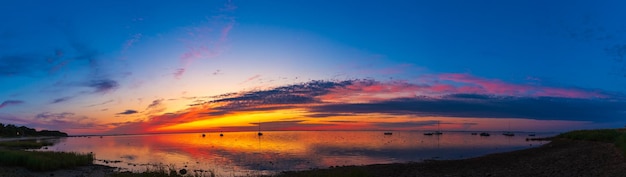 Sonnenuntergang à Loisin bei Greifswald