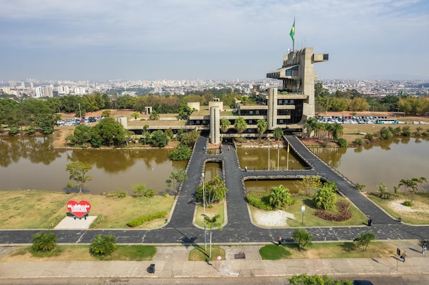 Sorocaba Sao Paulo Brésil vers août 2022 bâtiment touristique de l'hôtel de ville de Sorocaba O Palacio dos Tropeiros