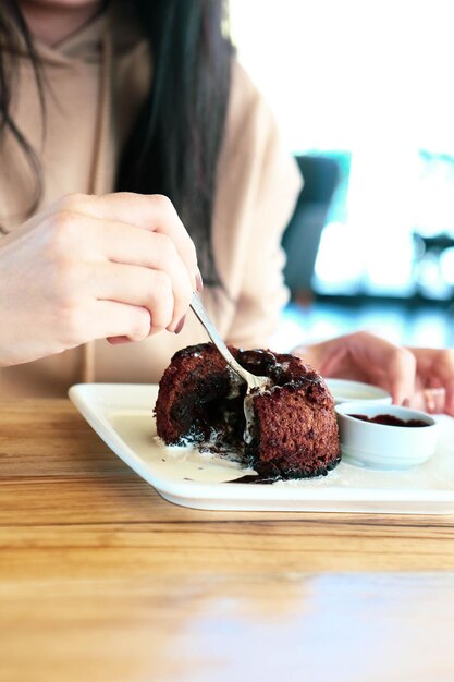 Soufflé Au Chocolat Avec Glace