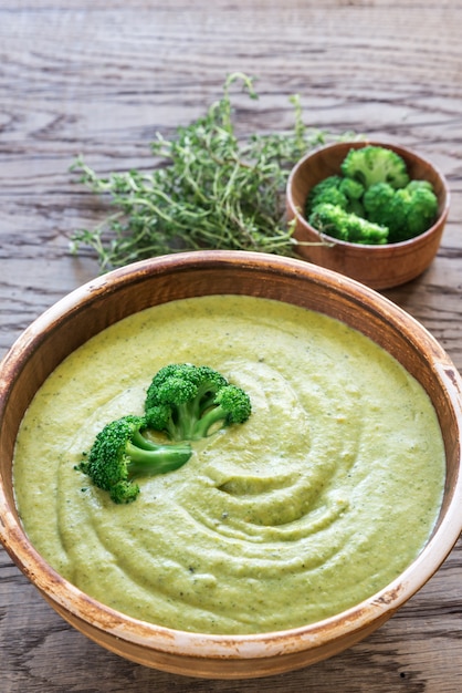 soupe de brocoli et fromage