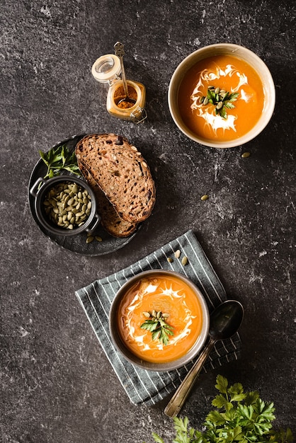 soupe à la citrouille